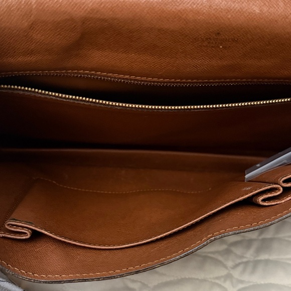 Authentic Louis Vuitton Dark Brown Monogram Briefcase/ 2 way bag - Picture 10 of 11